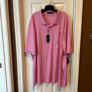 Pink Ralph Lauren Polo Shirt.